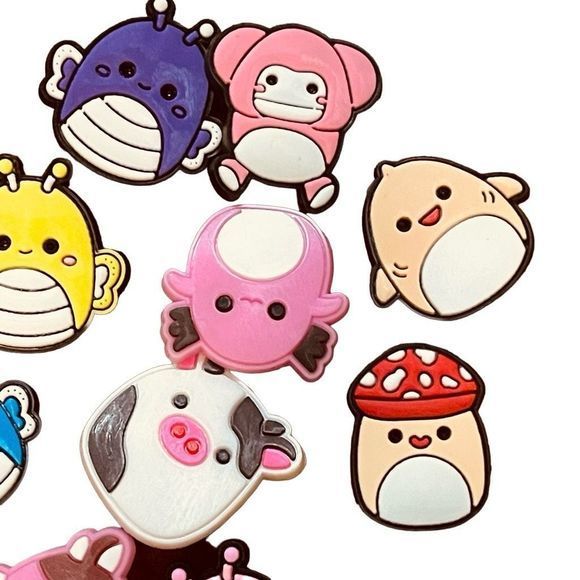 NEW 20 Pack Funny Alien 1” Decorative Hollow‎ “Croc-Style” Shoe Charms - Picture 8 of 13